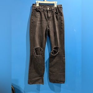 Black size 4 American eagle jeans